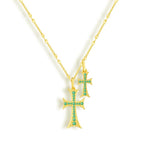 Double Cross Me Necklace